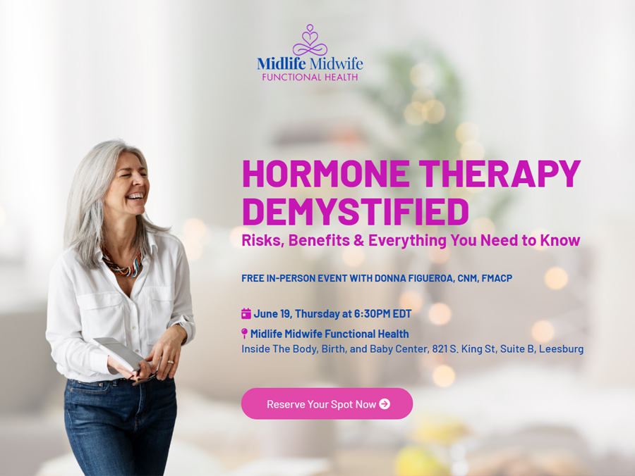 Hormone Therapy Demystified Midlife Midwife - Hormone Event 1